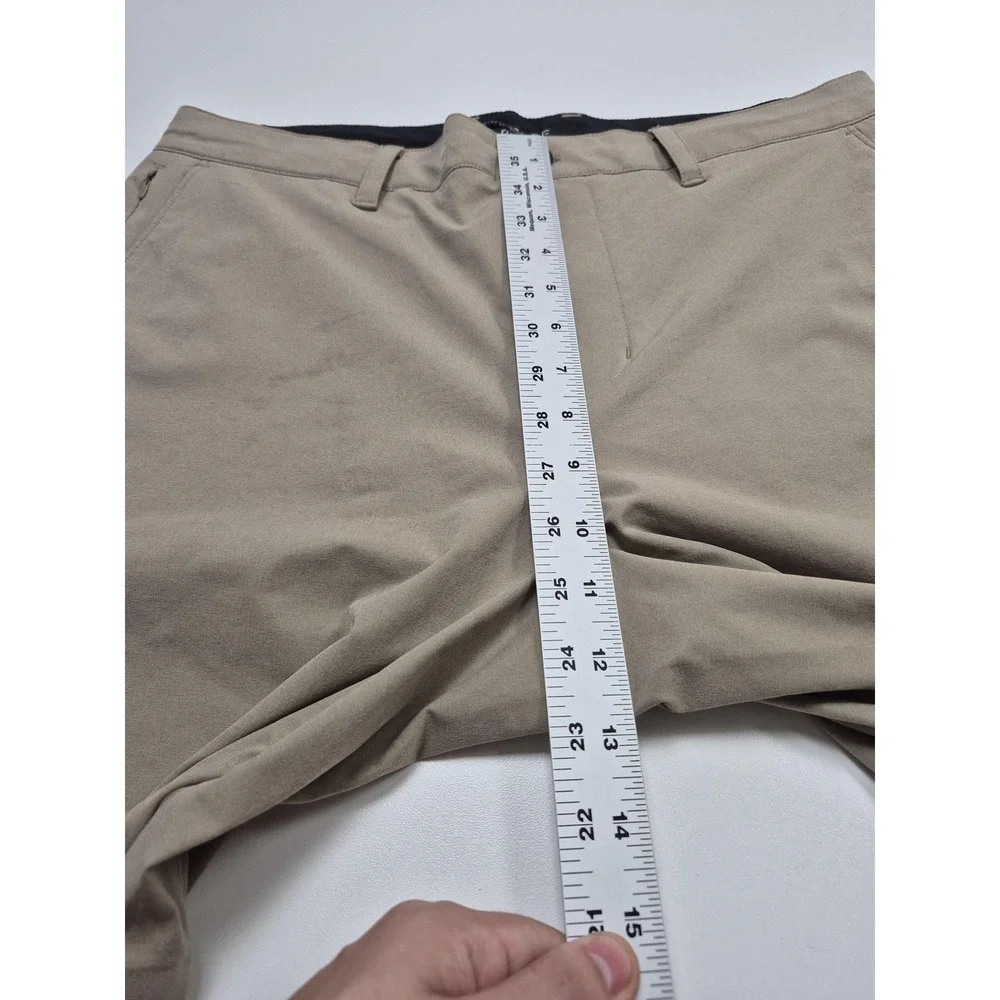 Proof Nomad Shorts Mens 32 Beige Chino Stretch Drawstring Huckberry FLAW